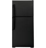 GE 21.9 Top Mount Refrigerator, Black - GTS22KGNRBB