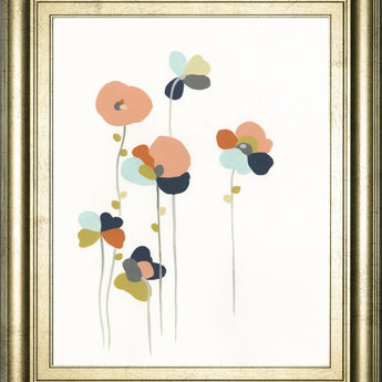 22x26 Modular Bouquet I By June Erica Vess - White