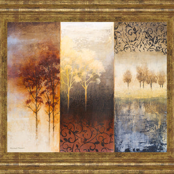 Lost In Trees I By Michael Marcon - Framed Print Wall Art - Light Brown