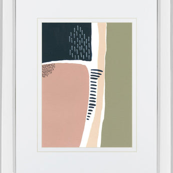Simple Marks I By Regina Moore - Pink