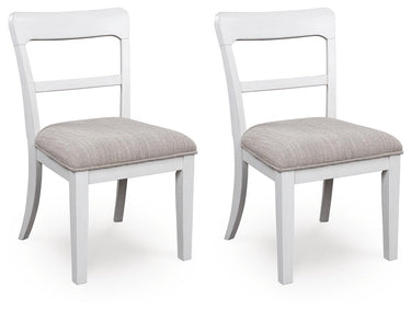 Greddinton - Silla de comedor tapizada (juego de 2)
