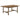 Crestmore - Mesa de comedor rectangular de madera - Nogal