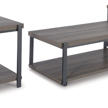 Wilmaden - Occasional Table Set (Set of 3) - Gray / Black