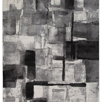 Brycebourne - 5' x 8' Rug - Black / Cream / Gray