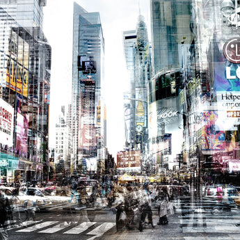 Tempered Glass With Foil - City Scape 2 - Dark Gray