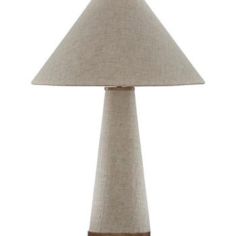Dellridge - Metal Table Lamp - Light Beige
