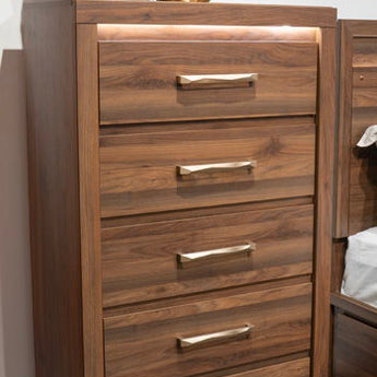 Janfyn - Five Drawer Chest - Brown
