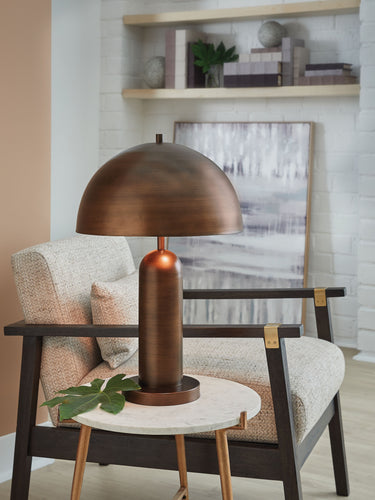 Wendfield - Metal Table Lamp - Antique Copper Finish