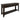 Teak - Sofa Table - Oil Black