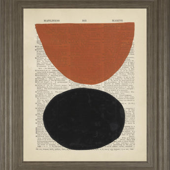 22x26 Modern Definition IV By Renee W. Stramel - Light Brown