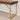 Halstein - Writing Desk - Light Walnut / Gold