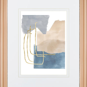 34x40 Matter Dissolving IV By Melissa Wang - Beige