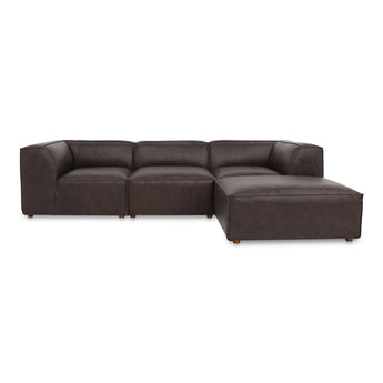 Form - Sofá modular seccional de salón - Marrón espresso