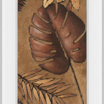 Indian Summer IV By Lanie Loreth - Mirror Framed Print Wall Art - Dark Brown