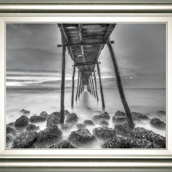 Beneath The Bamboo By Nhiem Hoang The - Framed Print Wall Art - Dark Gray