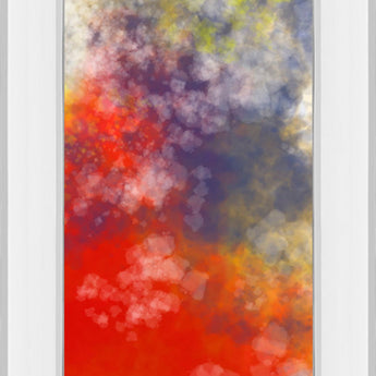 Vapor I. B By Jason Johnson - Mirror Framed Print Wall Art - Red