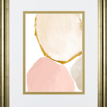 34x40 Blush All Year Round Abstract I By Lanie Loreth - Beige