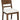 Kristiland - Dining Upholstered Side Chair 38"H (Set of 2) - Warm Brown