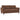 Selma - Velvet Upholstered Crescent Arm Sofa - Rust
