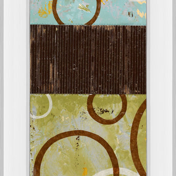 Sun Flower I By Natalie Avondet - Mirror Framed Print Wall Art - Beige