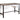 Pueblo White - Desk - Antiqued White / Brown