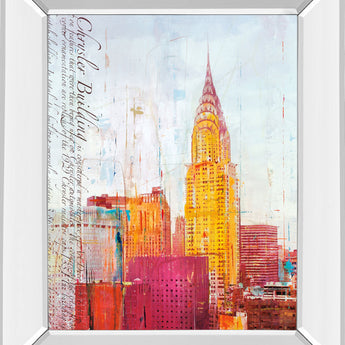The City That Never Sleeps I By Haub - Framed Print Wall Art - Yellow