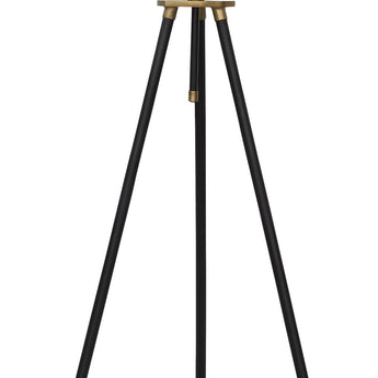 Cashner - Metal Floor Lamp - Black / Gold Finish