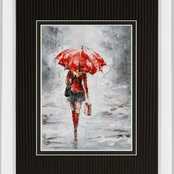 City in the Rain I By Jolanta Kowalik - Gray