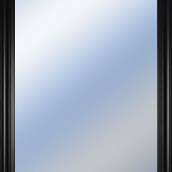 34x40 Decorative Framed Wall Mirror By Classy Art Promotional Mirror Frame #37 - Black