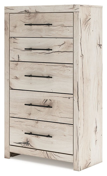 Lawroy - Five Drawer Chest - Light Natural