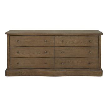 Clarence - 6 Drawer Dresser - Warm Brown