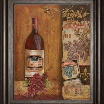 Vintage By Tava Studio - Framed Print Wall Art - Light Brown