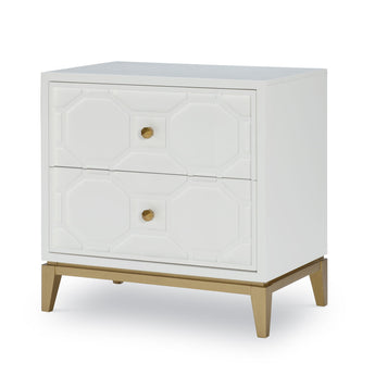 Chelsea by Rachael Ray - 2 Drawers Nightstand - White