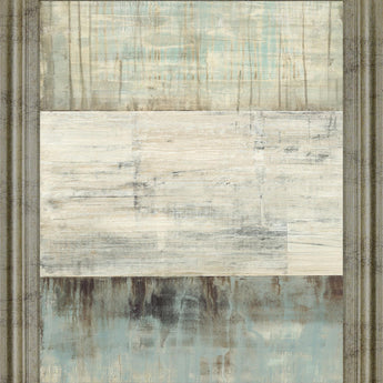 Cool Drift - 28" x 34" Framed Wall Art - Beige