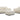 Utopia - 2 Cushion Seat With Lumbar Pillow - Mega Ivory