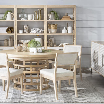 Biscayne - Round Table - Malabar With Alabaster Fronts