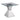 Jenny - Glass Top Stainless Steel Table