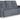 Studio Cave - Power Reclining Sofa - Steel