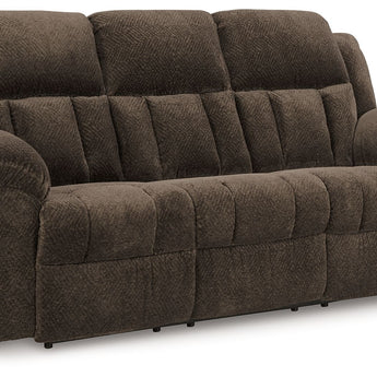 Frohn - Reclining Sofa - Chocolate