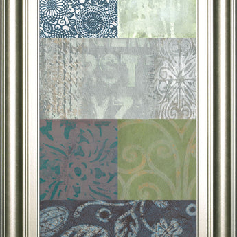 Zen Panel I By Vision Studio - Framed Print Wall Art - Dark Gray