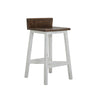 Pueblo Wooden Seat & Base Stool (Set of 2) - detail