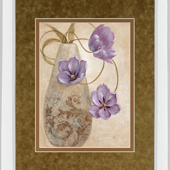 Sophistication I By Nan - Mirror Framed Print Wall Art - Light Brown