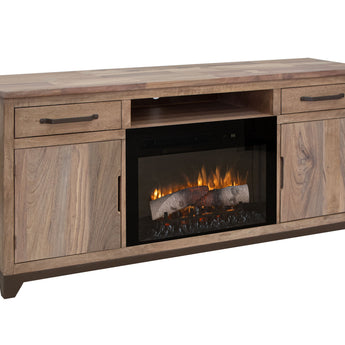 Parota Natural - Chimenea Eléctrica de 70" - Marrón Capuchino