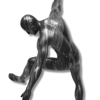 Galactic Motion - 6" x 12" Sculpture - Black