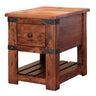Parota Chairside Table Cinnamon Brown - Chair Side Tables at Quality Home Furniture Mesquite