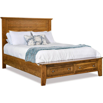 Belmont Panel King Storage Footboard Bed