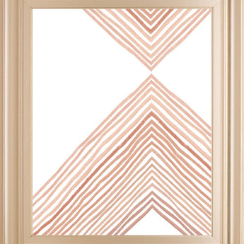 22x26 Pink Apogee II By Emma Scarvey - Beige