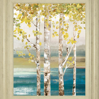 22x26 Down By The River By Allison Pearce - Framed Print Wall Art - Beige