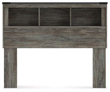 Frandern - Full Bookcase Headboard - Gray