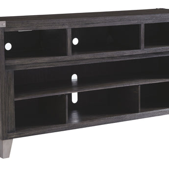 Todoe - LG TV Stand w/Fireplace Option - Gray